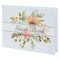 Floral Wedding Guest Book for Reception, Baby Shower with 56 Sheets/112 Pages, Bookmark Ribbon (8x6 in)